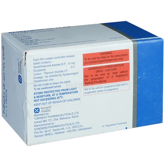 regestrone cr 15mg tablet 5's